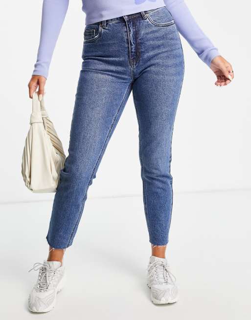 Vero Moda – Brenda – Niebieskie jeansy z mieszanki bawełny – MBLUE, 2 z 4
