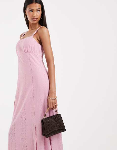 strapless open back dress Chic Dusty Pink Long Sleevess Lace Appliques New Arrival High Split Se   Ballbella