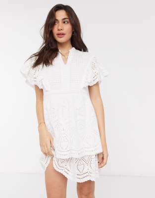 vero moda white lace dress