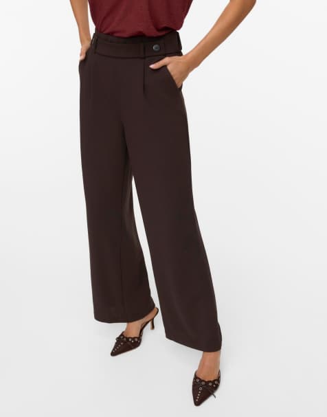 Vero Moda - Broek in chocoladebruin - view 1