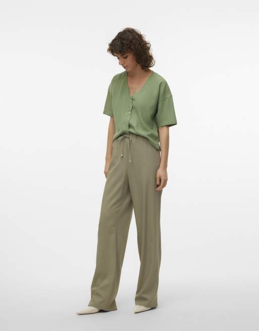 Vero Moda - Broek in lichtbruin