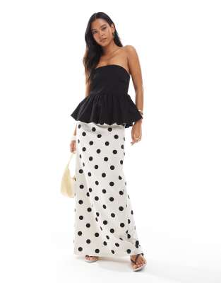 Vero Moda Bubble Hem Bandeau Top