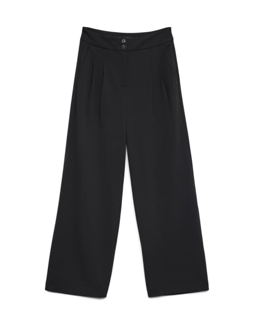 Vero Moda bukser med brede ben i sort, 5 af 6