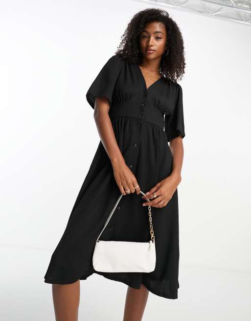 Vero moda button on sale dress