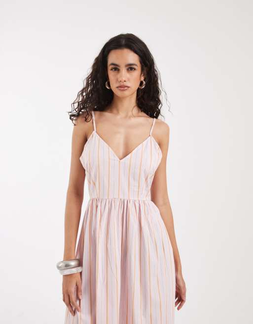 black and white striped tank dress Renee Contrast Dress - Black & White Stripe - Women's Dresses