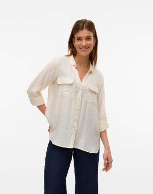 Vero Moda - Camicia beige - view 1