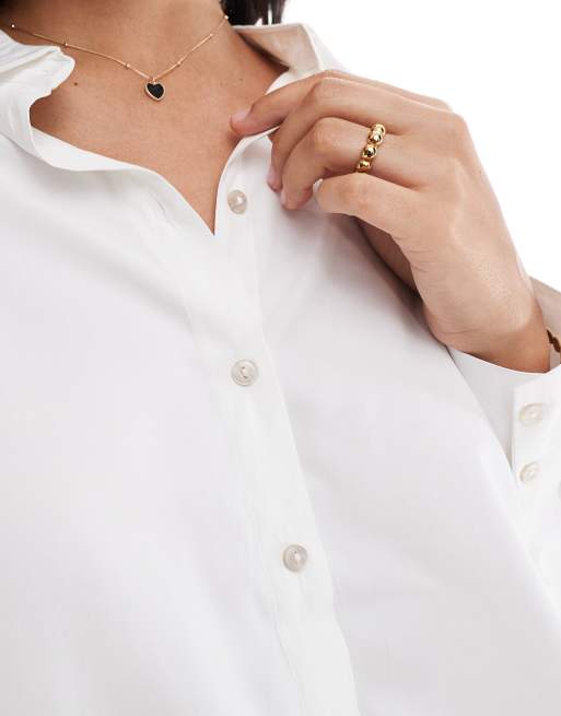 Vero Moda - Camicia oversize bianco acceso, 2 di 4