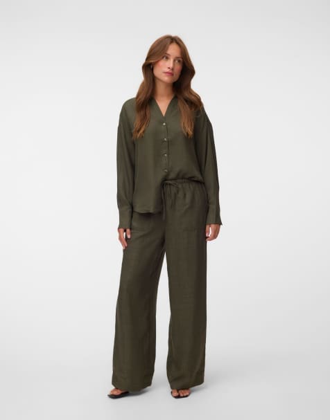 Vero Moda - camisa en forest night - view 1