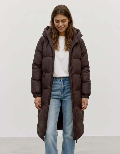 Vero Moda cappotto marrone cioccolato, 3 di 5