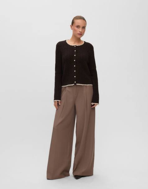 Vero Moda Cardigan in chocolate torte - view 1