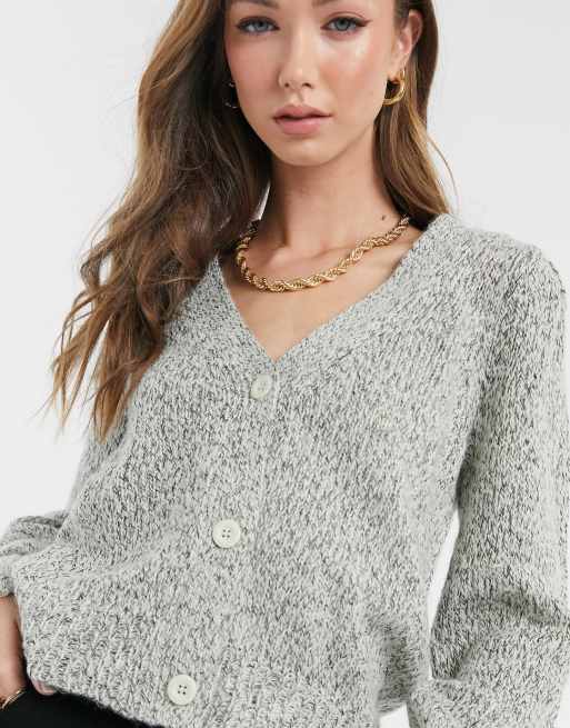pale grey cardigan