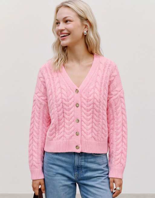 Vero Moda Cardigan in Rosé, 3 von 5