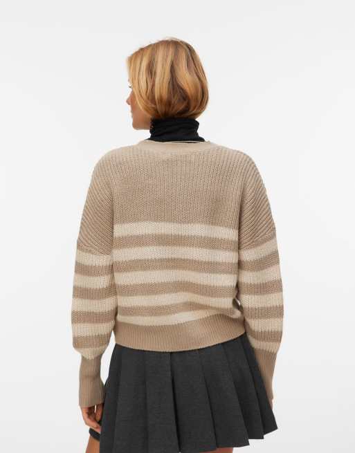 Vero Moda - Cardigan lavorato a maglia color moon rock, 2 di 5