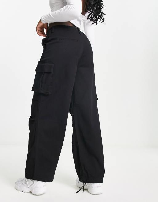 Vero Moda cargo pants in black, 2 of 4