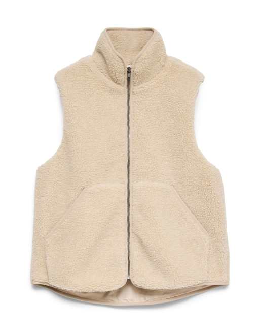 Vero Moda chaleco teddy en color avena, 5 de 5