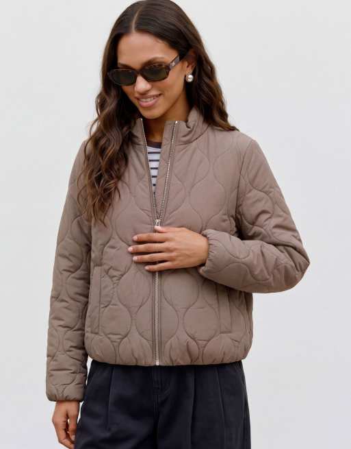 Vero Moda chaqueta guateada en nogal, 3 de 6