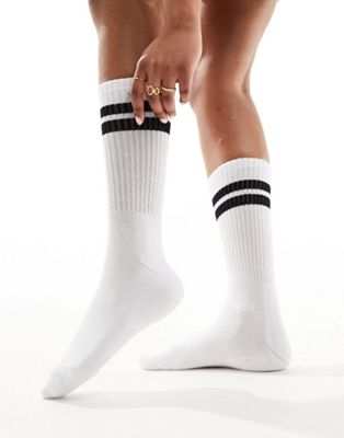 Vero Moda sport socks in white - ASOS Price Checker