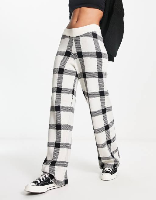 Vero Moda check pants in mono - part of a set