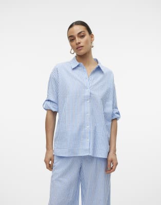 Vero Moda - Chemise - Bleu M