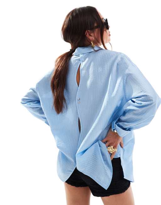 Grande chemise de pêche homme Gillz bleu marine manches