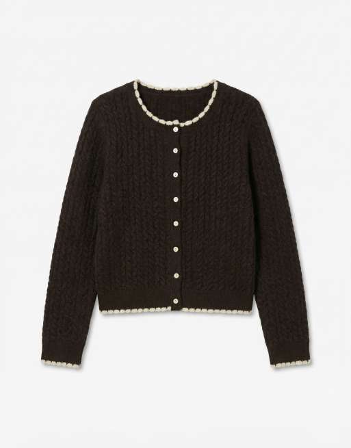 Vero Moda – Chokladbrun kofta, 5 av 5