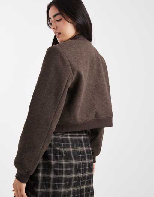 Vero Moda - Chokoladebrun bomber-jakke, 4 af 4