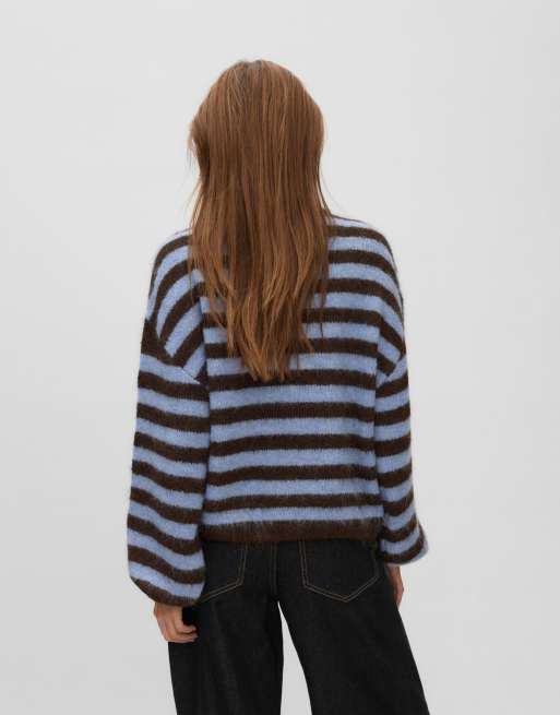 Vero Moda - Chokoladebrun strikket pullover, 2 af 4