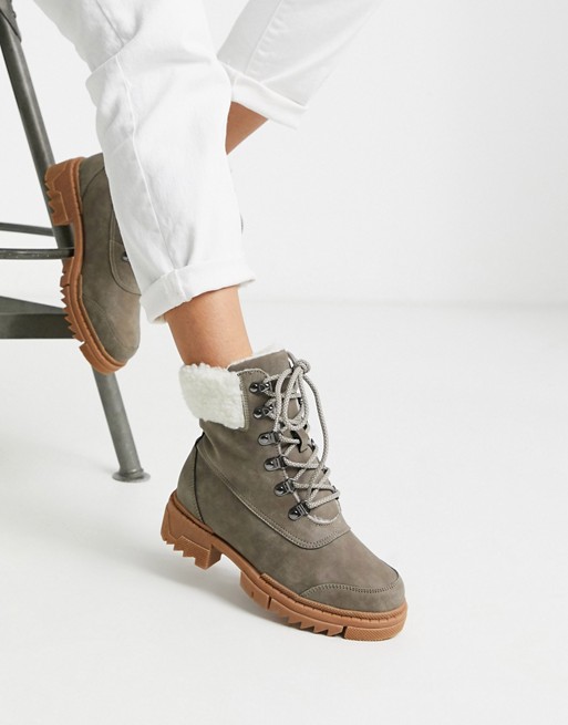 Vero Moda chunky utility hiking boots