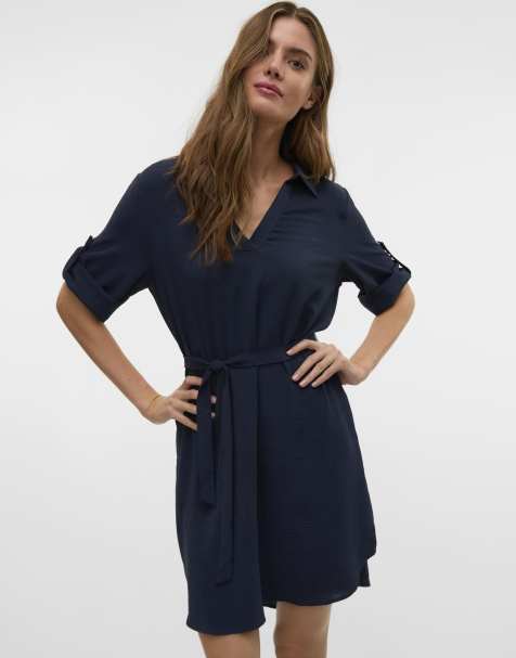 Vero Moda – Ciemnogranatowa sukienka - view 1