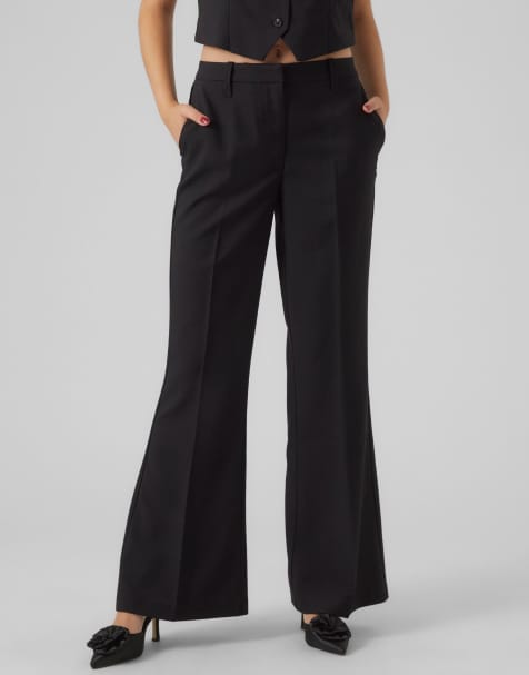 Vero Moda Classic trousers in black