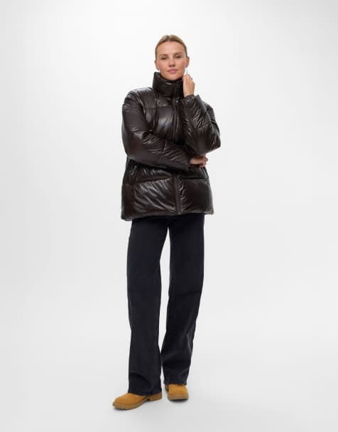 Vero Moda Coat in chocolate torte - view 1