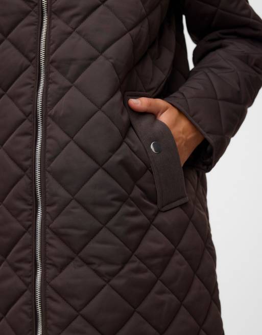 Vero Moda Coat in chocolate torte, 4 of 5