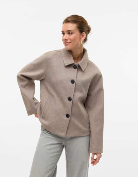 Vero Moda Coat in moon rock - view 1