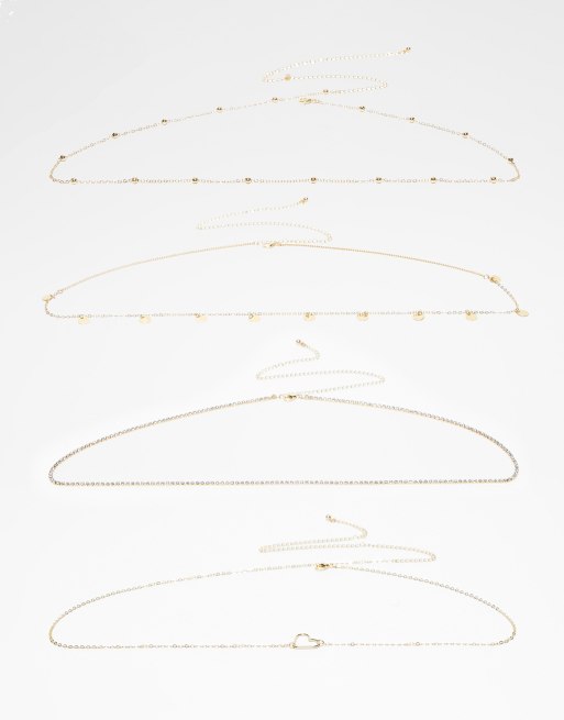 Vero Moda coin belly chain in gold