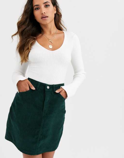 Green cord outlet skirt