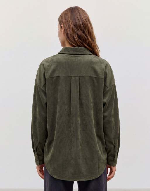 Vero Moda Cord-Hemd in Waldnacht, 2 von 5
