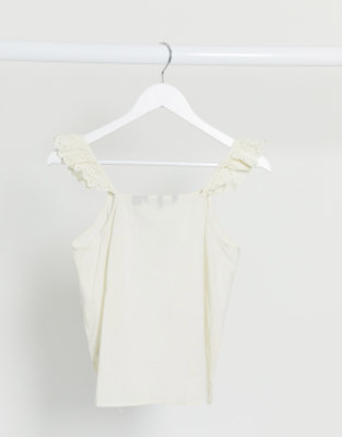 cream cami top