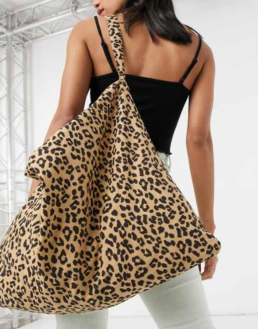 Vero moda leopard print tote bag new arrivals