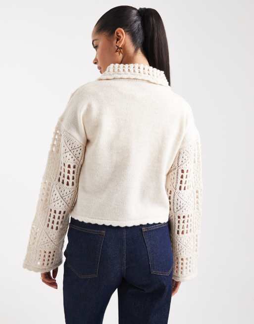 DEUXIEME CLASSE - 上品✨アパルトモン　Hello! Bonjour Knit Cardigan alemais-sustainable-top-