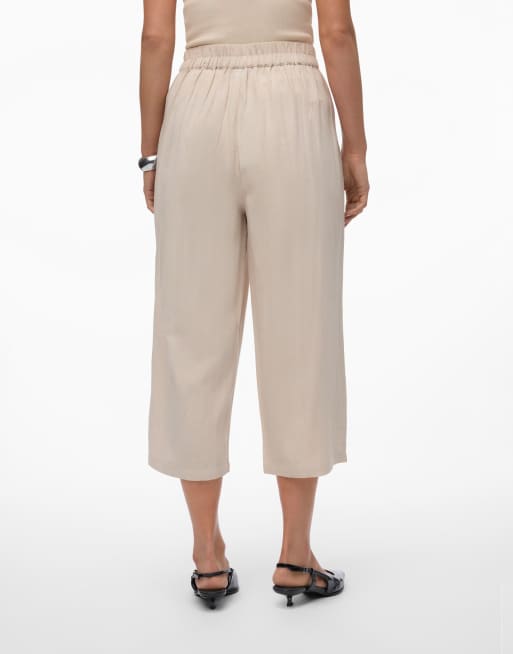 Vero Moda Culotte trousers in silver lining, 2 of 5