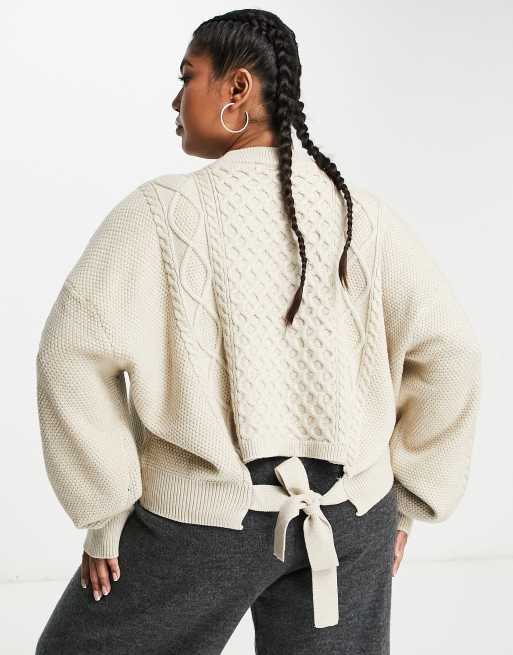 Tie back clearance cardigan