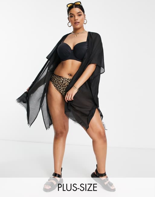 Asos black outlet kaftan