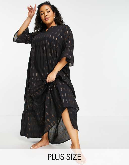 Curve beach maxi dress in ASOS