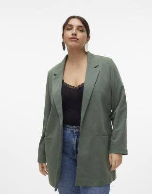 Vero Moda Curve - Blazer in Grün