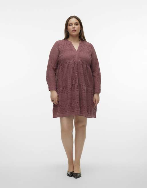 Vero Moda Curve Blouse in brown, 4 of 4