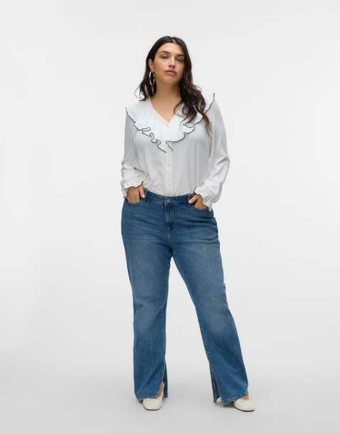 Vero Moda Curve Blouse in white - view 1