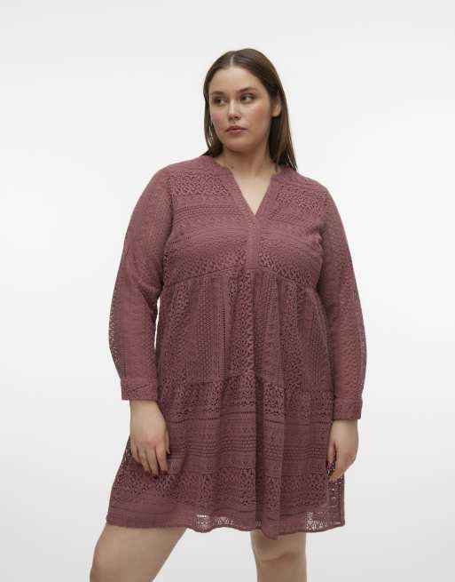 Vero Moda Curve - Brun bluse, 3 af 4