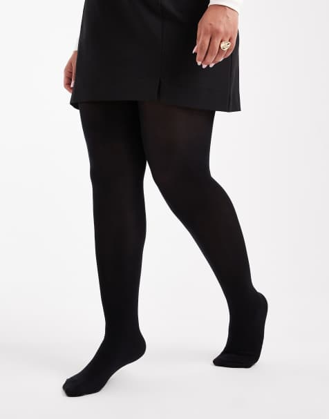 Vero Moda Curve - Confezione da 2 collant 40 denari neri - view 1