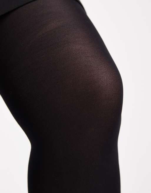Vero Moda Curve - Confezione da 2 collant 40 denari neri, 2 di 3