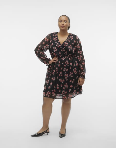 Vero Moda Curve Dress in black